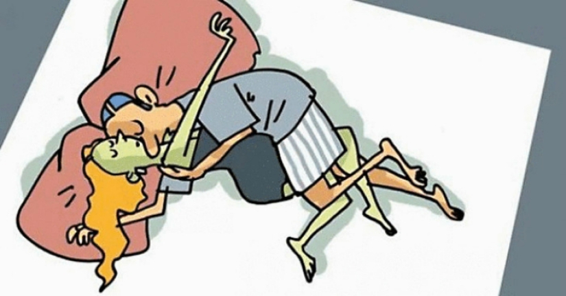10 sleep poses that clearly characterize the relationship within a couple 10 sleep poses that clearly characterize the relationship within a couple