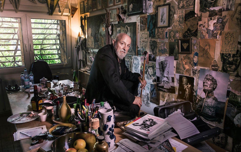 100 famous artists and their workshops