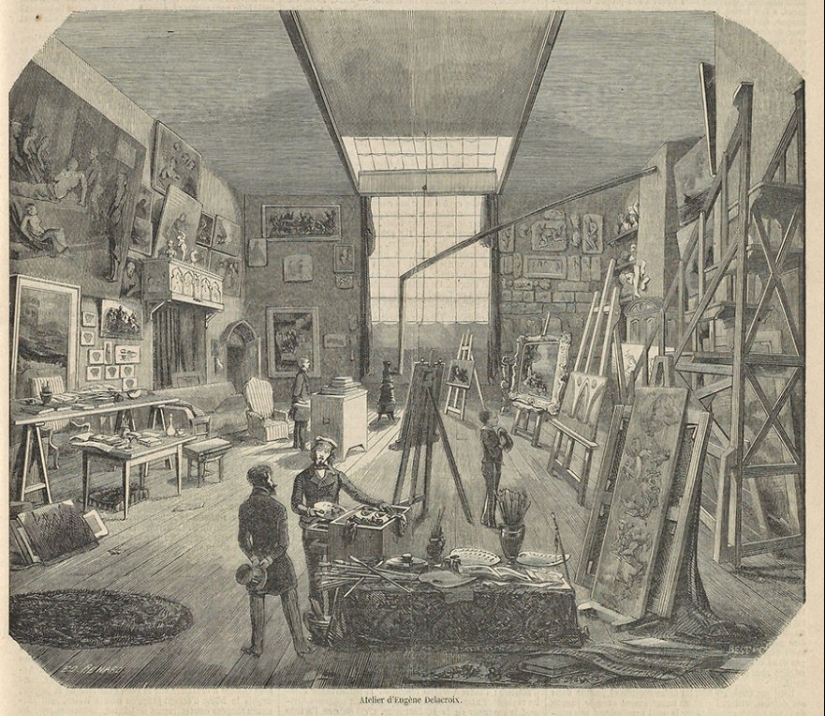 100 famous artists and their workshops