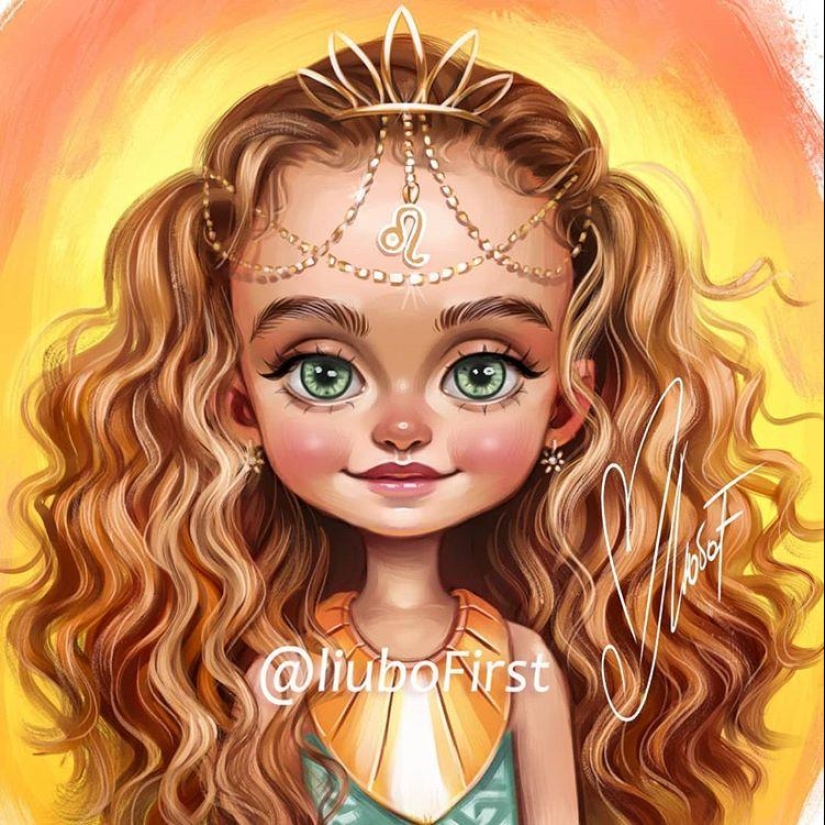 12 Signos del zodiaco en forma de bellezas encantadoras de un artista ruso 12 Signos del zodiaco en forma de bellezas encantadoras de un artista ruso