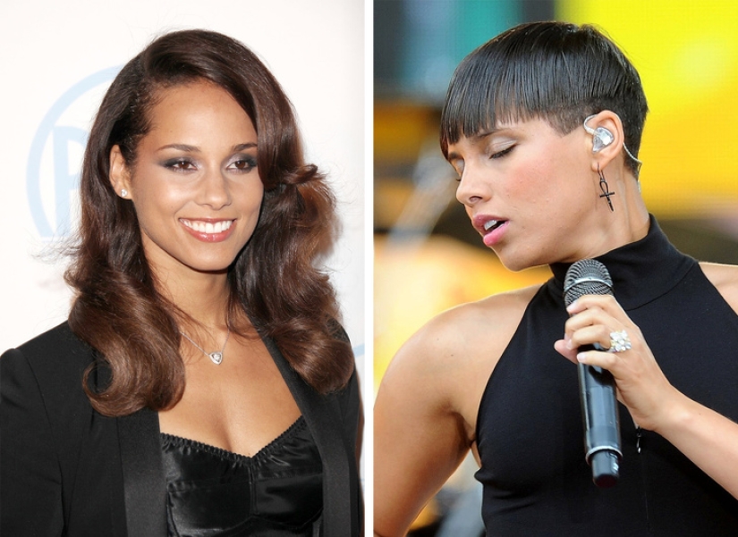 15 de los casos, cuando la estrella decidió cambiar la imagen, pero algo salió mal