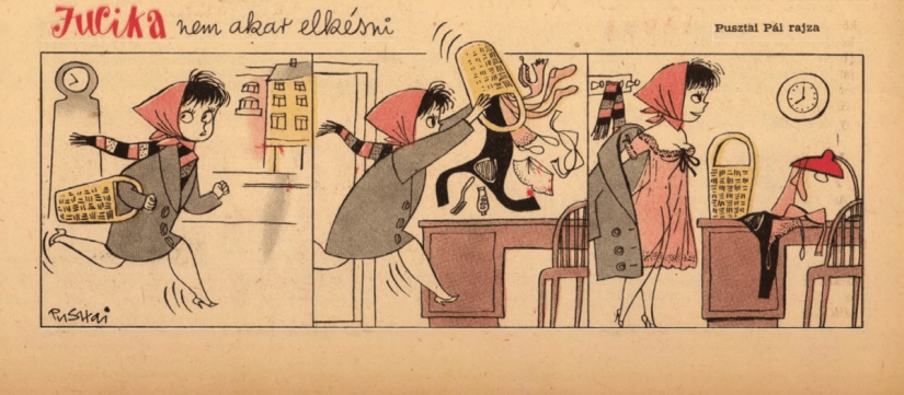 15 funny retro comics about a beauty named Yucika 15 funny retro comics about a beauty named Yucika