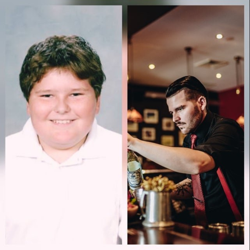 16 amazing transformations of people: in adolescence and now