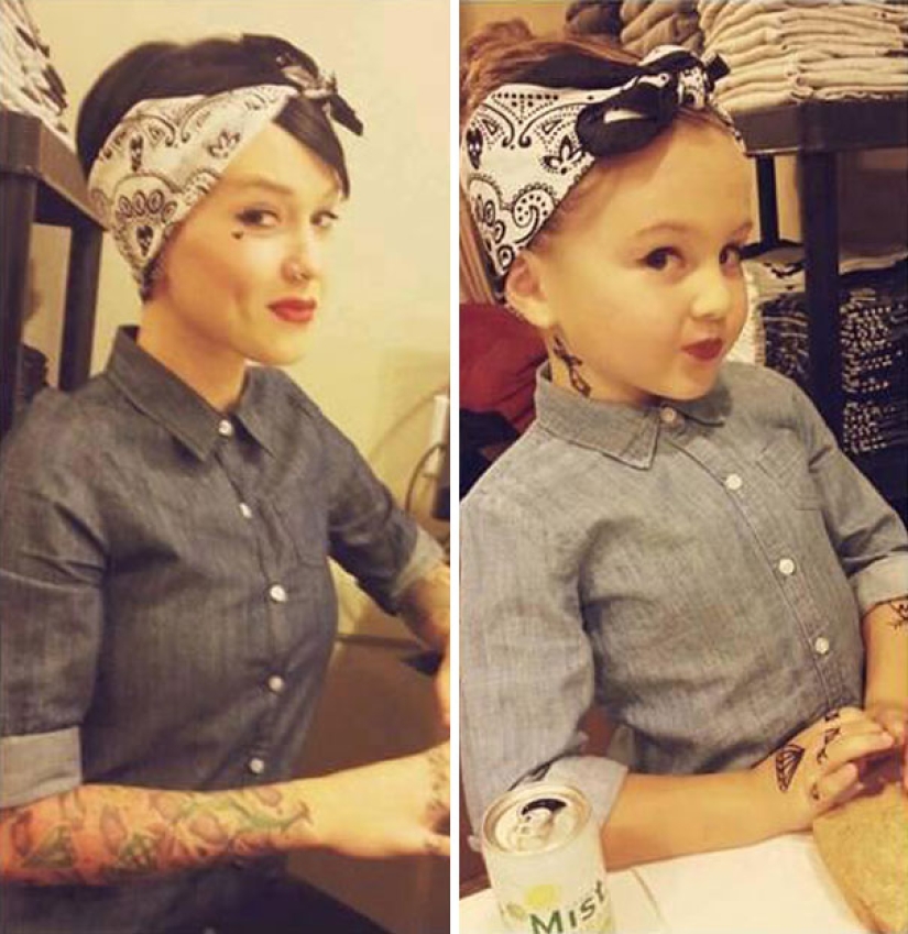 16 beautiful moms together with their tiny, but no less charming copies! 16 beautiful moms together with their tiny, but no less charming copies!