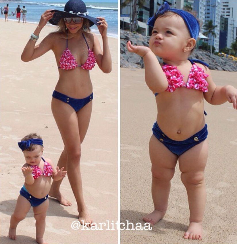 16 beautiful moms together with their tiny, but no less charming copies! 16 beautiful moms together with their tiny, but no less charming copies!