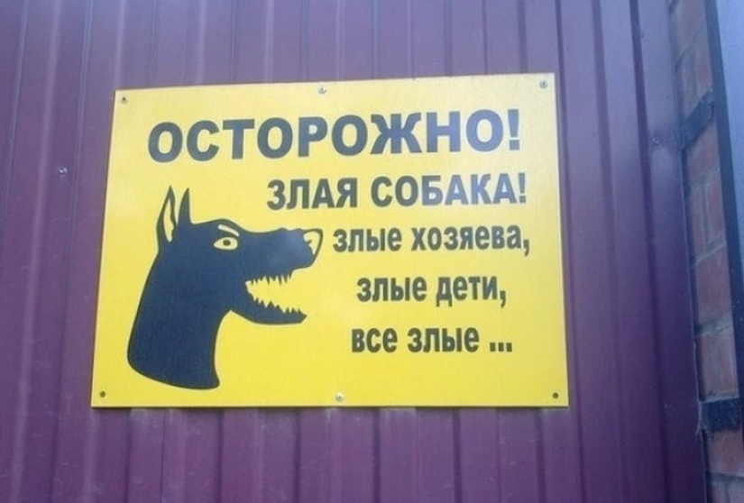 16 signs from the owners with a great sense of humor 16 signs from the owners with a great sense of humor