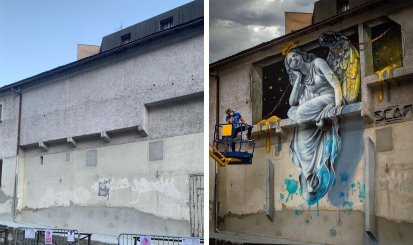 17 graffiti tridimensional realista del artista francés Pierrot 17 graffiti tridimensional realista del artista francés Pierrot