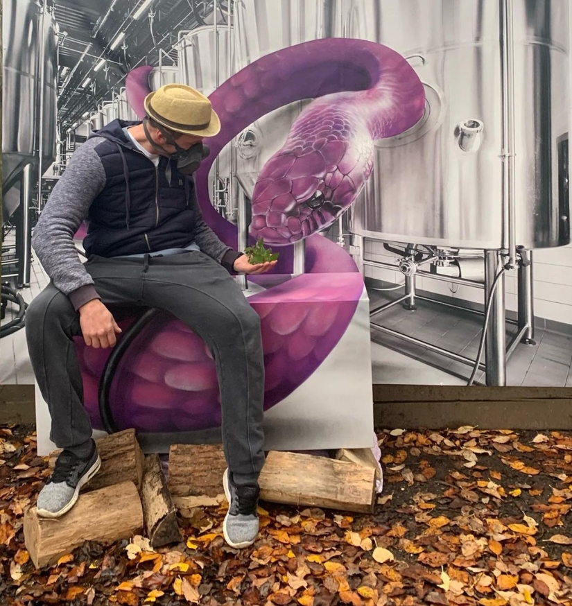 17 graffiti tridimensional realista del artista francés Pierrot 17 graffiti tridimensional realista del artista francés Pierrot