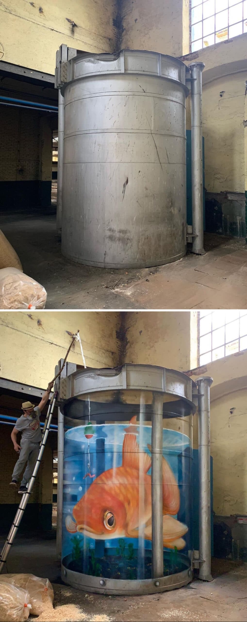 17 graffiti tridimensional realista del artista francés Pierrot 17 graffiti tridimensional realista del artista francés Pierrot