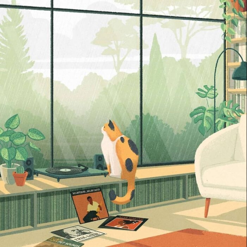 18 Mesmerizingly Mysterious Illustrations By Myriam Wares