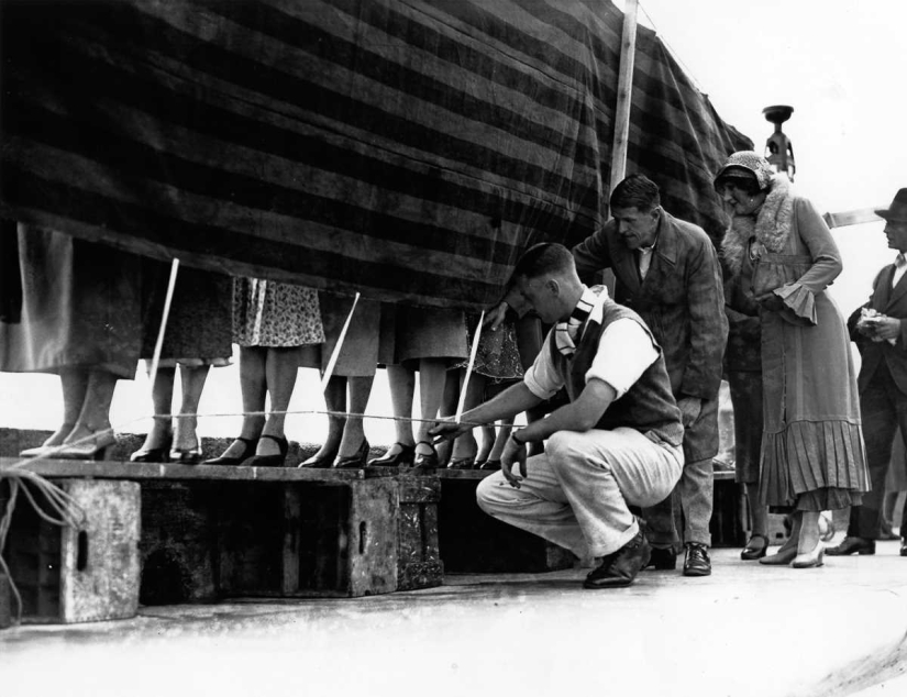 1930-1953 años: los concursos para las mujeres más bellas del tobillo