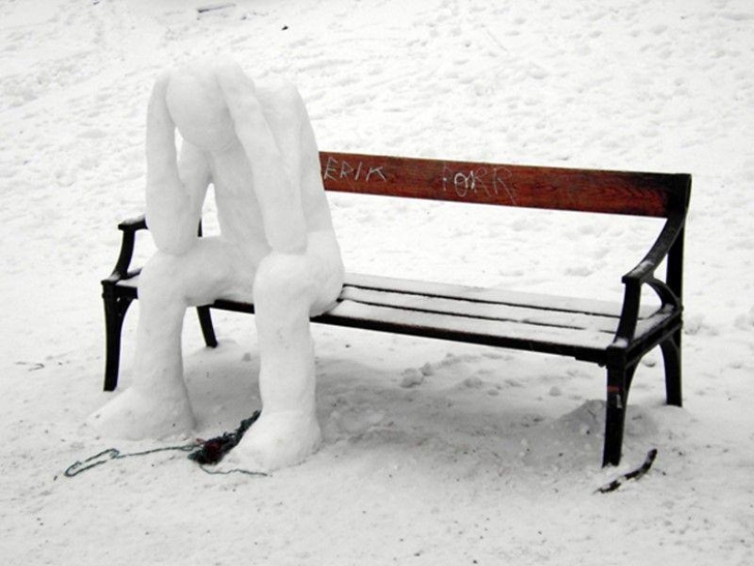 20 examples of what else, besides a snowman, can be made of snow