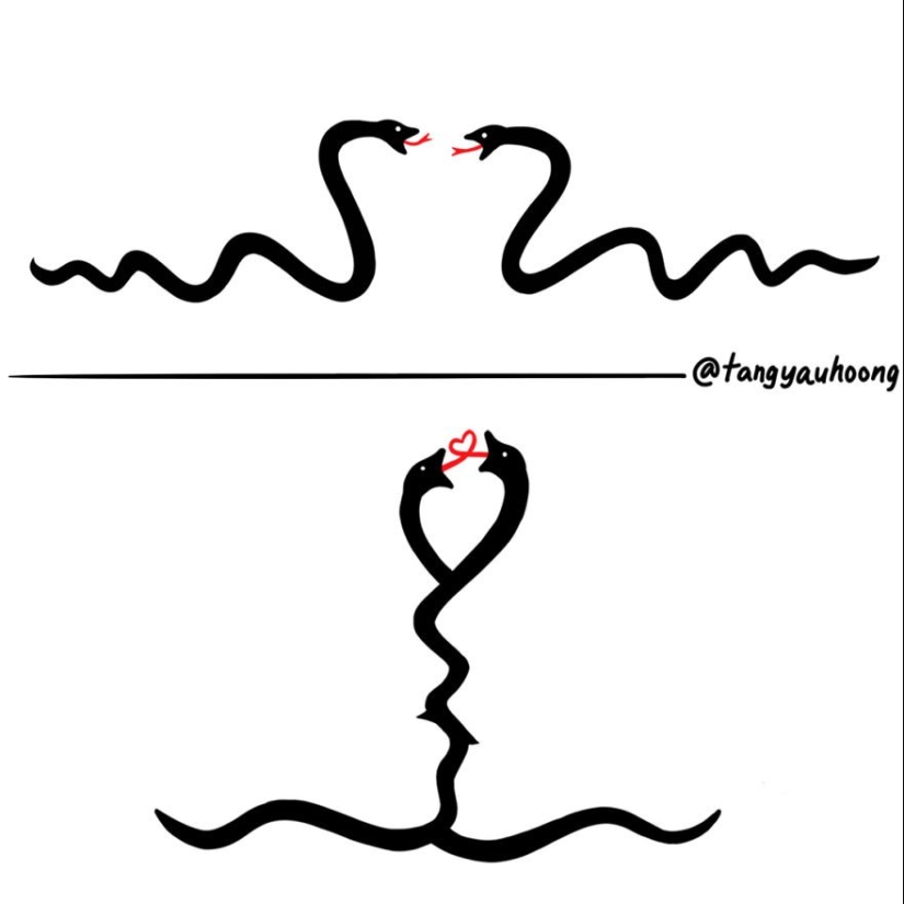 20 illustrations about love, in which everything is clear without words 20 illustrations about love, in which everything is clear without words