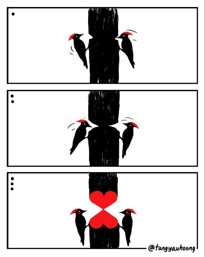 20 illustrations about love, in which everything is clear without words 20 illustrations about love, in which everything is clear without words