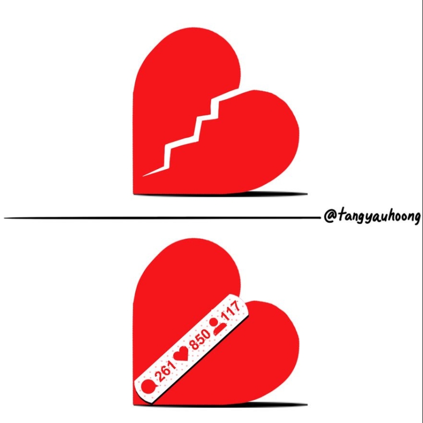 20 illustrations about love, in which everything is clear without words 20 illustrations about love, in which everything is clear without words