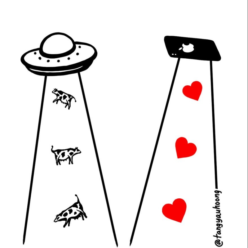 20 illustrations about love, in which everything is clear without words 20 illustrations about love, in which everything is clear without words