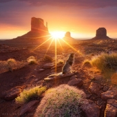 20 picturesque places of different countries in the rays of the rising sun