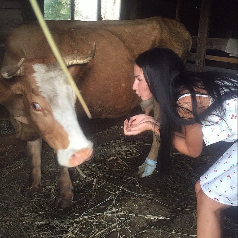 20 rural milkmaids from Instagram, with whom you will definitely fall in love 20 rural milkmaids from Instagram, with whom you will definitely fall in love