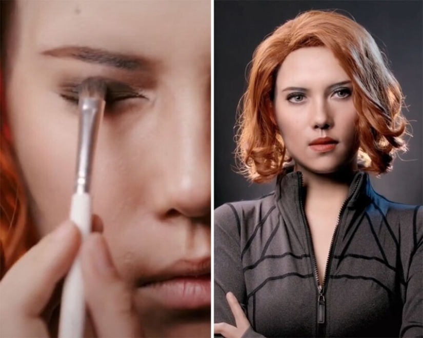 20 transformaciones increíbles: una mujer china se convierte en estrellas con la ayuda de maquillaje 20 transformaciones increíbles: una mujer china se convierte en estrellas con la ayuda de maquillaje