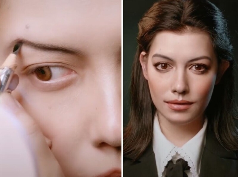 20 transformaciones increíbles: una mujer china se convierte en estrellas con la ayuda de maquillaje 20 transformaciones increíbles: una mujer china se convierte en estrellas con la ayuda de maquillaje