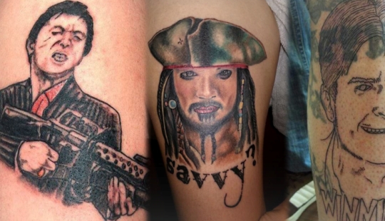 20 un tatuaje, los creadores de los cuales tienen una necesidad urgente de cambiar la profesión