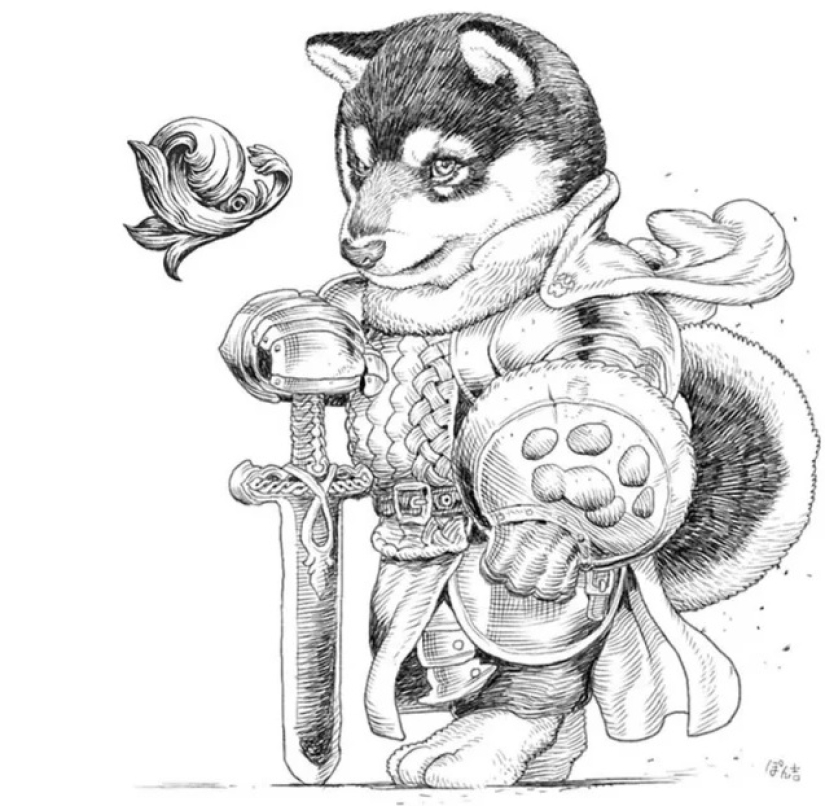 22 aproximada caballero lindo ilustraciones del artista Japonés PonkichiM