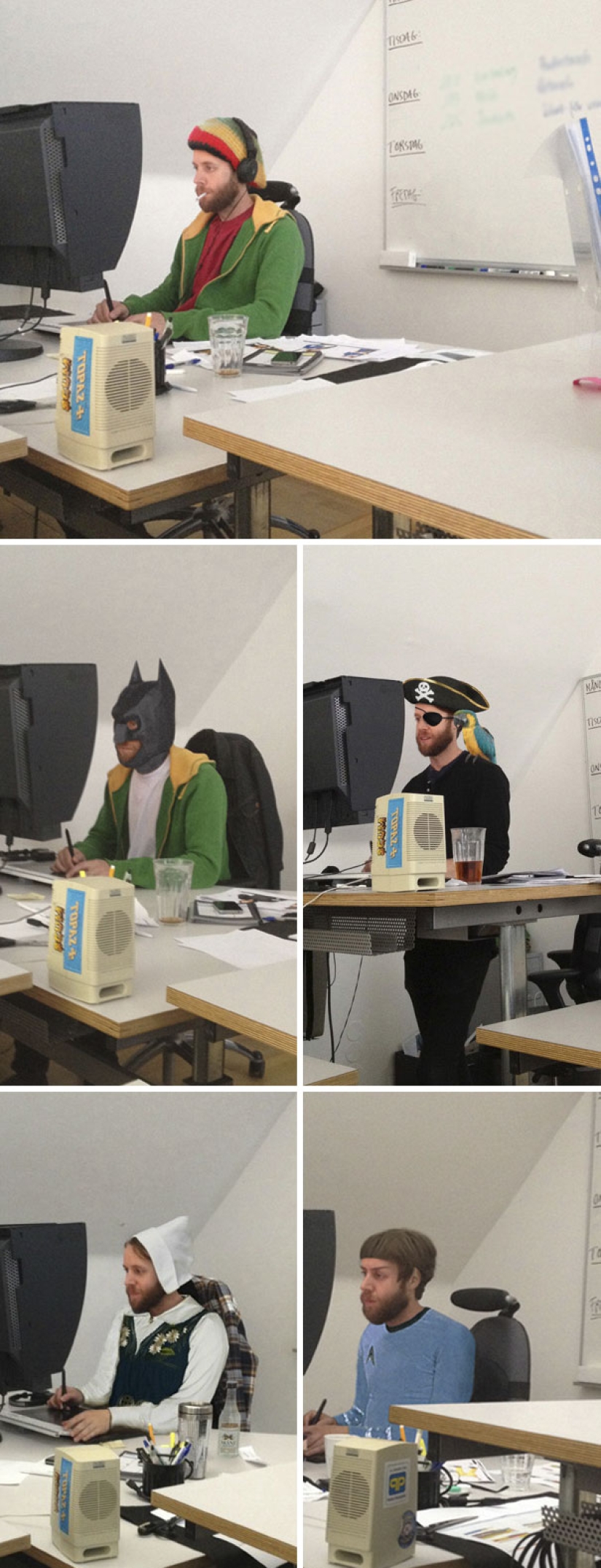 22 casos en los que los colegas pudieron sorprender con sus ideas divertidas