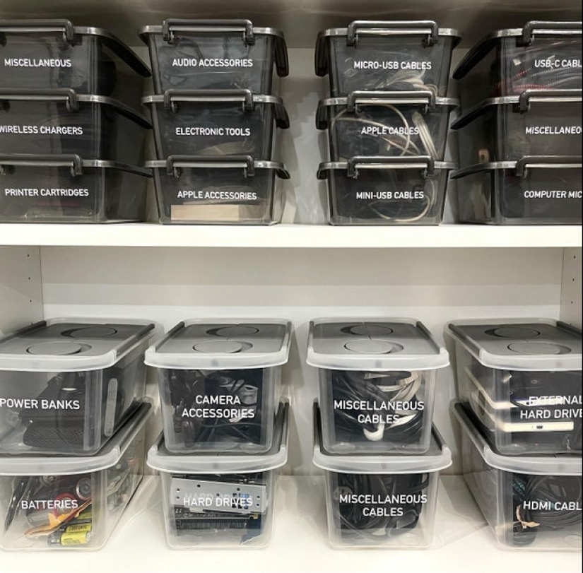 22 cool ideas for organizing space that are pleasing to the eye