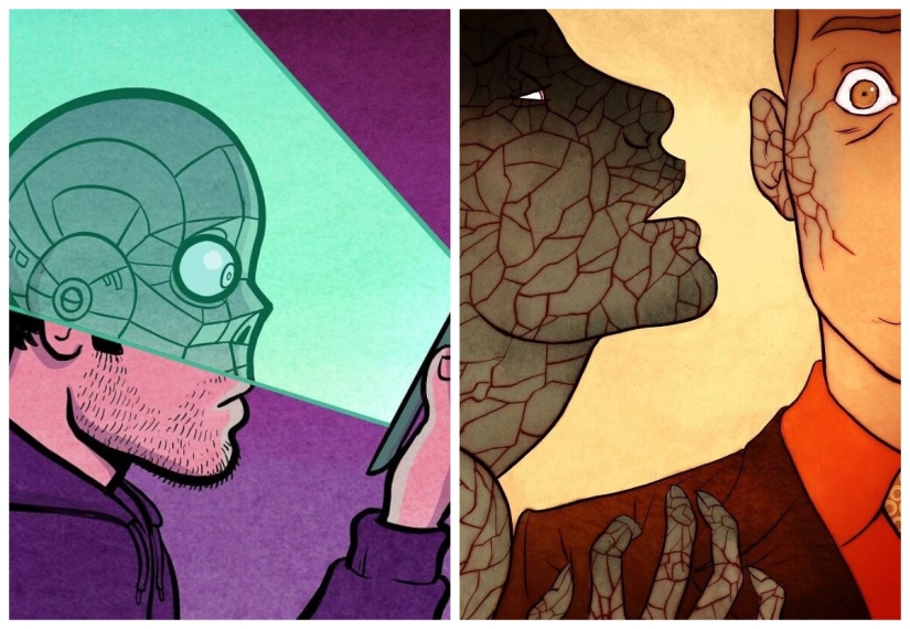 22 dibujos provocativos que muestran el lado oscuro de la sociedad 22 dibujos provocativos que muestran el lado oscuro de la sociedad