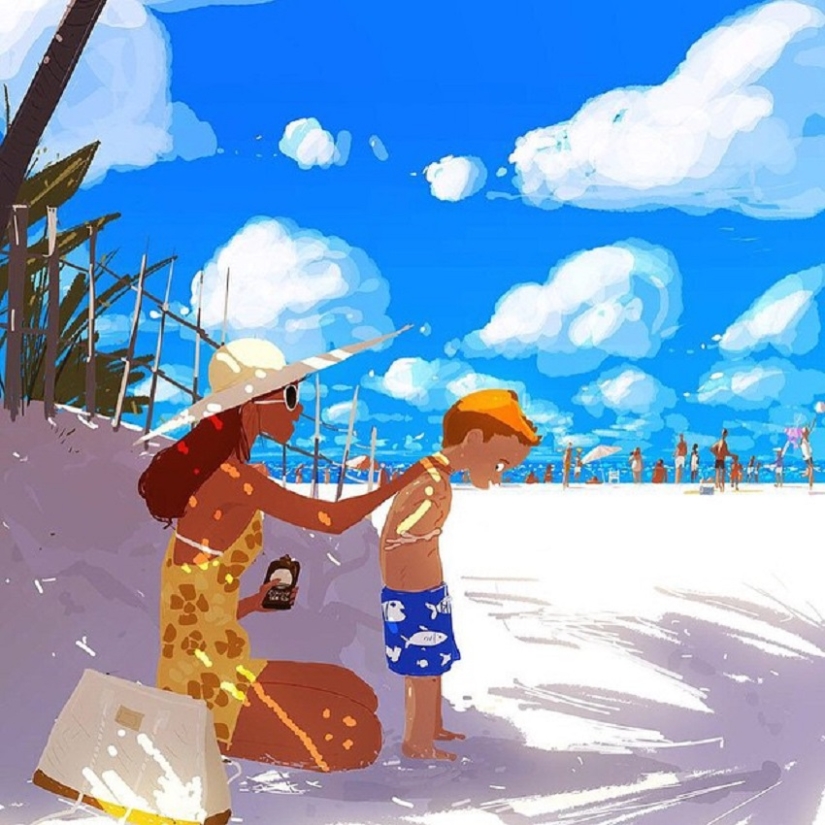 22 touching illustrations about the connection between mother and child 22 touching illustrations about the connection between mother and child