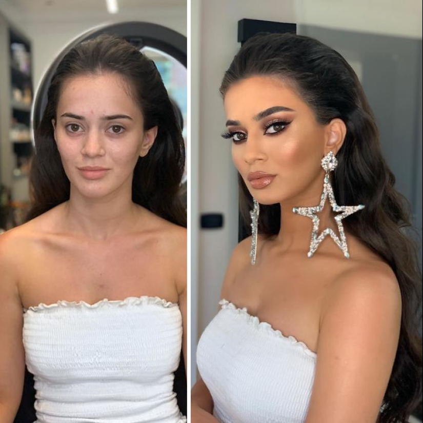 23 fotos de increíbles transformaciones de novias después del maquillaje de la boda