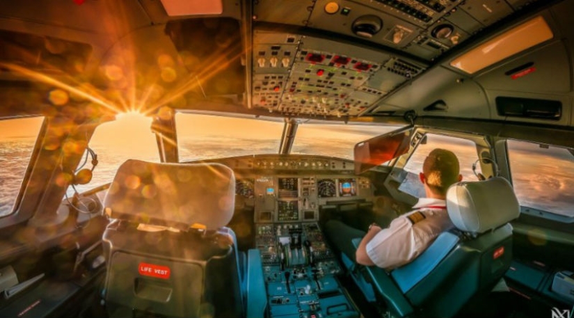 25 fotografías tomadas por los pilotos de la cabina