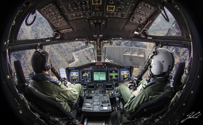 25 fotografías tomadas por los pilotos de la cabina