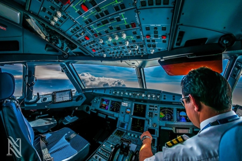 25 fotografías tomadas por los pilotos de la cabina