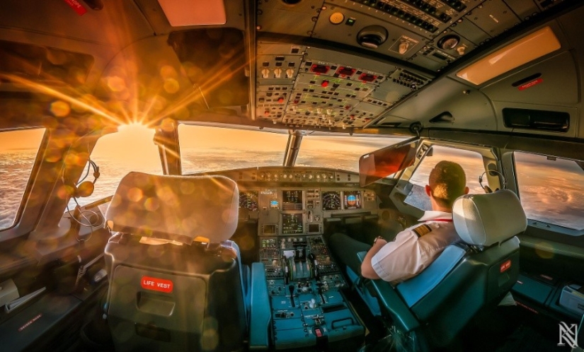 25 fotografías tomadas por los pilotos de la cabina