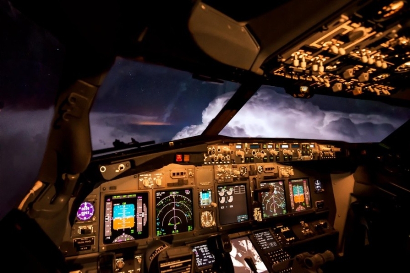 25 fotografías tomadas por los pilotos de la cabina