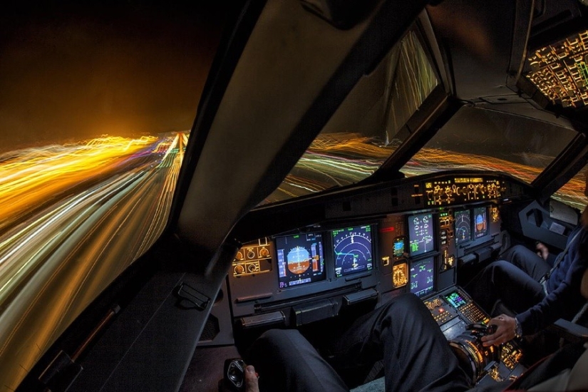 25 fotografías tomadas por los pilotos de la cabina