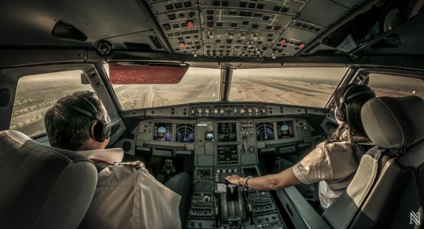 25 fotografías tomadas por los pilotos de la cabina