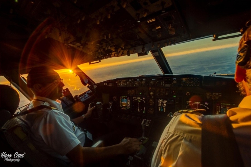 25 fotografías tomadas por los pilotos de la cabina