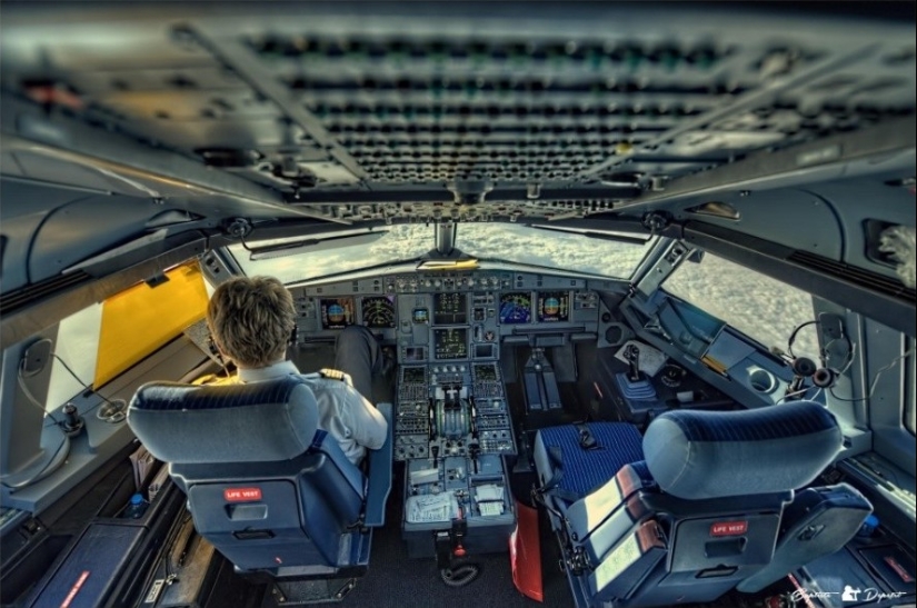 25 fotografías tomadas por los pilotos de la cabina