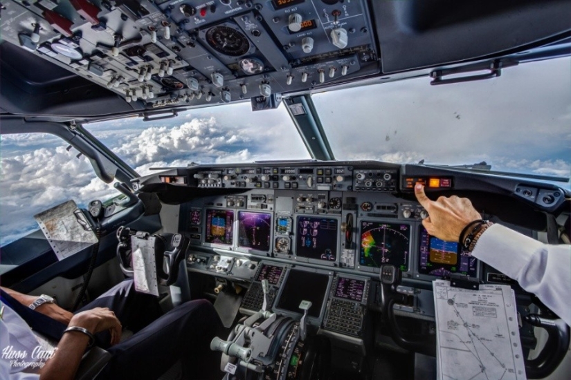 25 fotografías tomadas por los pilotos de la cabina