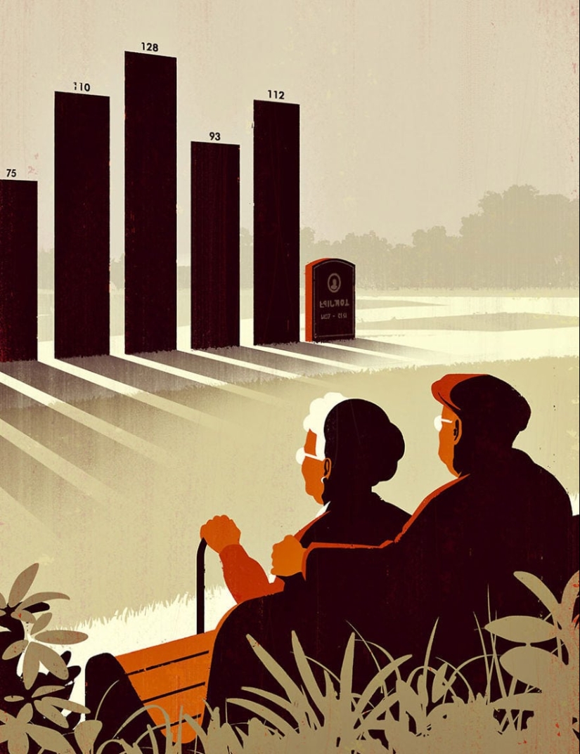 25 ilustraciones temáticas sobre nuestro mundo loco