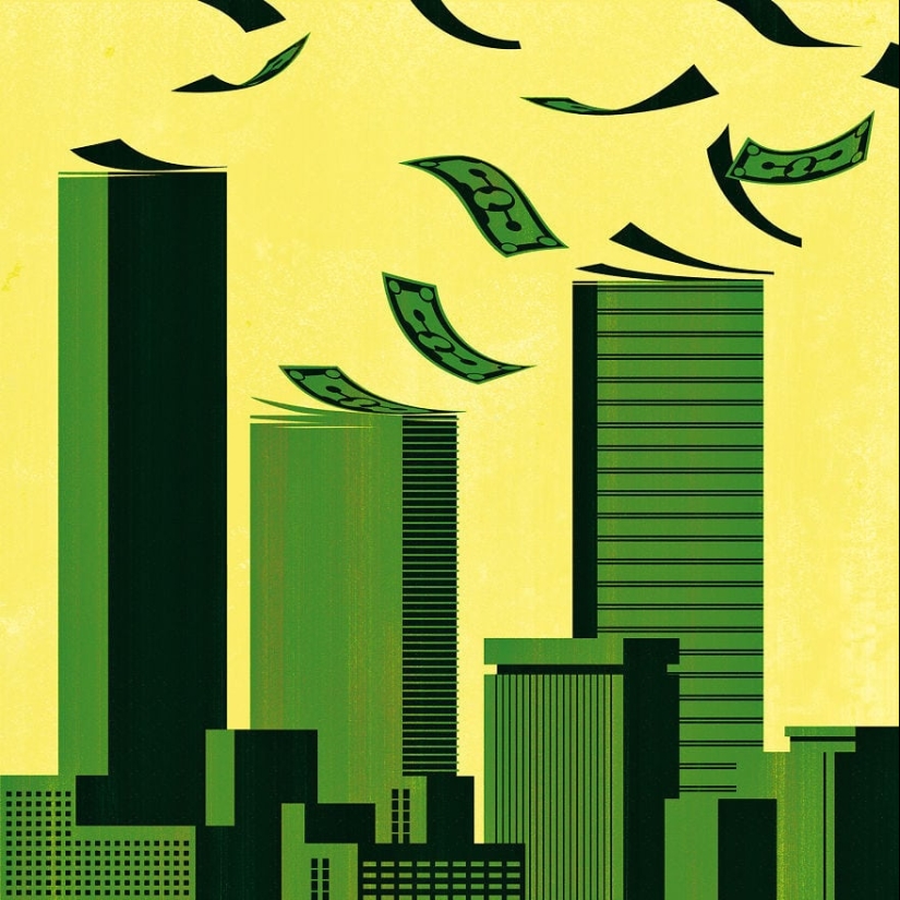 25 topical illustrations about our crazy world