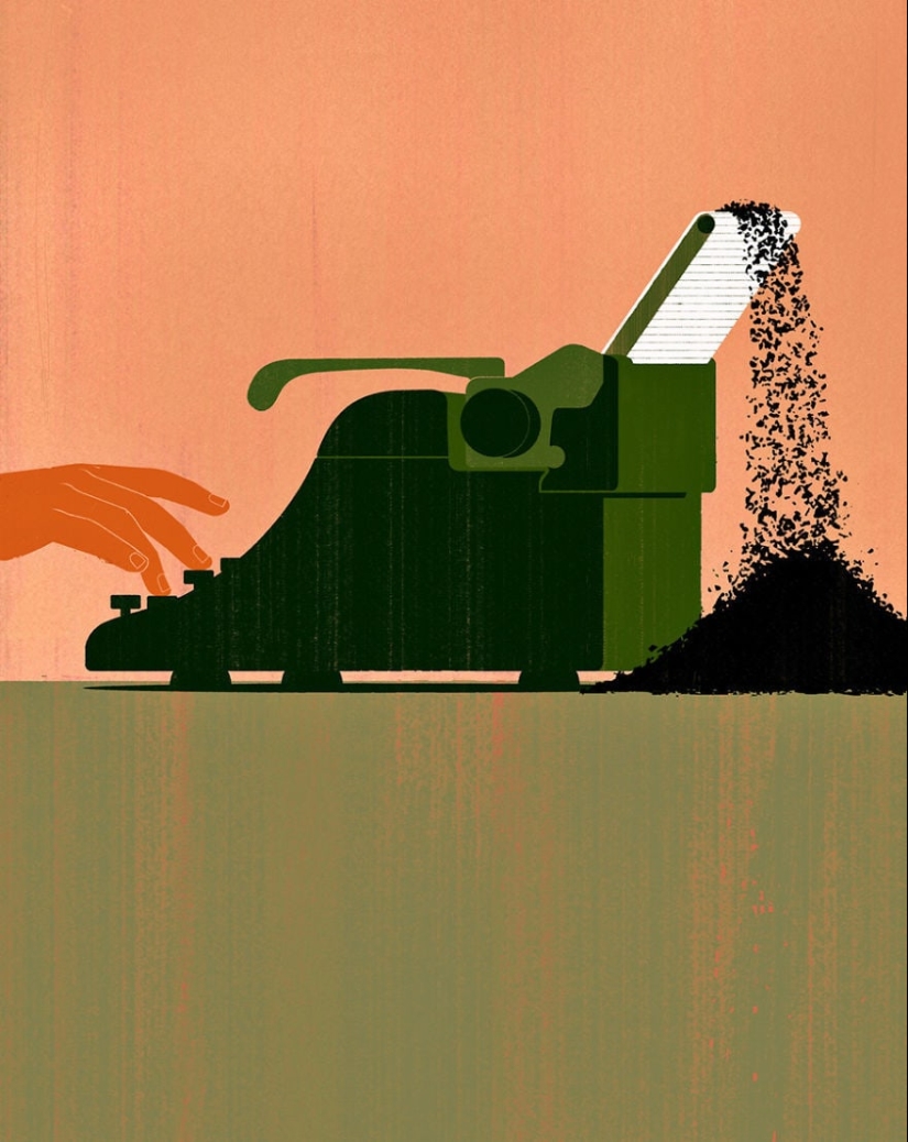 25 topical illustrations about our crazy world