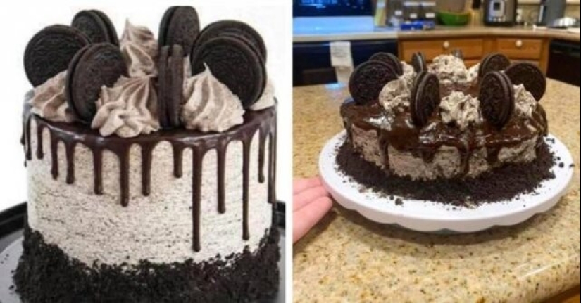 30 broken hopes and bitter disappointments from the series "Expectation and reality"