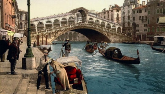 30 fotografías a color de Venecia en la década de 1890‑erótico