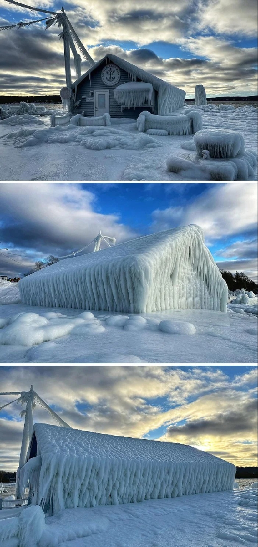 30 fotos frías que muestran claramente todo el poder del duro invierno