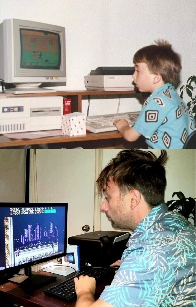 30 personas que recrearon a la perfección sus fotos del pasado 30 personas que recrearon a la perfección sus fotos del pasado