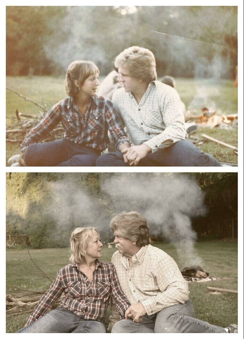 30 personas que recrearon a la perfección sus fotos del pasado 30 personas que recrearon a la perfección sus fotos del pasado