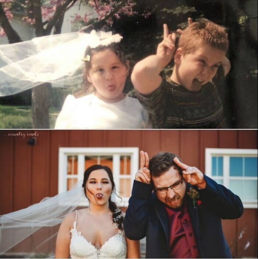 30 personas que recrearon a la perfección sus fotos del pasado 30 personas que recrearon a la perfección sus fotos del pasado